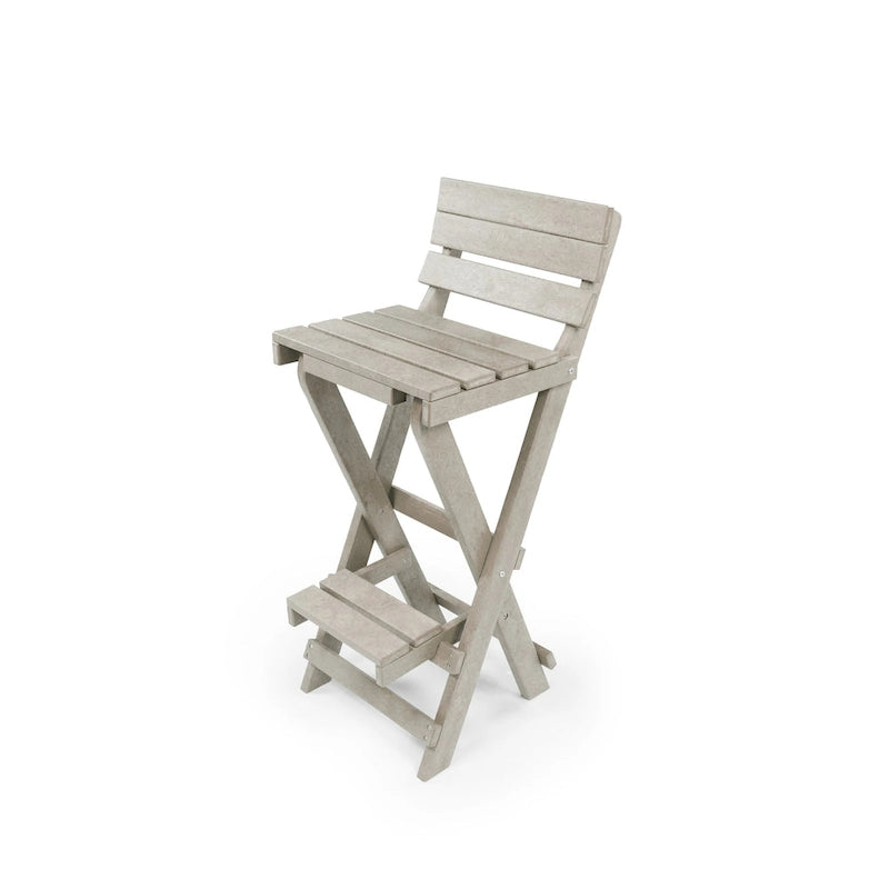 Set bar pieghevole da esterno a 3 pezzi completamente assemblato per tutte le stagioni Key West