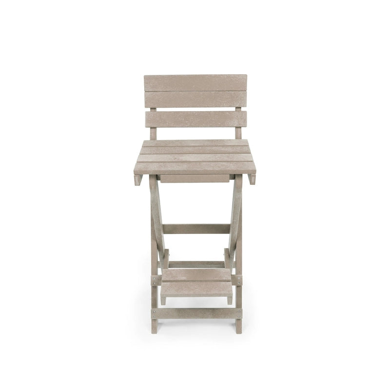 Set bar pieghevole da esterno a 3 pezzi completamente assemblato per tutte le stagioni Key West