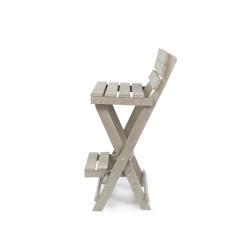 Set bar pieghevole da esterno a 3 pezzi completamente assemblato per tutte le stagioni Key West