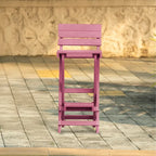 Set bar pieghevole da esterno a 3 pezzi completamente assemblato per tutte le stagioni Key West