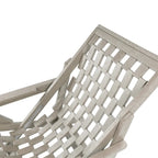 Aspen Fully Assembled All-Weather Outdoor Folding Lounge Chair and Table Set - 3-piece