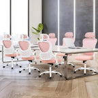 Office Computer Desk Chair, Ergonomic High-Back Mesh Rolling Work Chairs with Wheels &Adjustable Headrests, Comfy Flip-up Arms