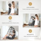 FINCATI Indoor Luxury Hanging Egg Chair Without Stand, 350 lbs Outdoor Egg Chair with No Stand, Egg Swing Chair Without Stand