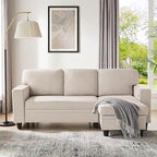 Modern Sleeper Sofa Bed, Couch Bed with Bookshelves & Charging Port