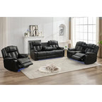 Power Recliner Sofa Set 6-Seater with Zero Gravity,Bass Speaker,Wireless Charger,USB/Type-C Ports,LED Lights,Cup Holders,Gray