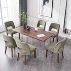 Upholstered Back Side Dining Chair Set of 2