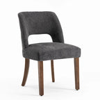 Upholstered Back Side Dining Chair Set of 2