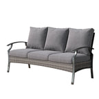 6-Piece Patio Sofa Furniture Set Outdoor Seating Group with Cushions