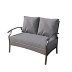 6-Piece Patio Sofa Furniture Set Outdoor Seating Group with Cushions