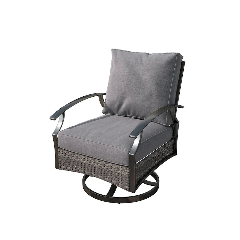 6-Piece Patio Sofa Furniture Set Outdoor Seating Group with Cushions
