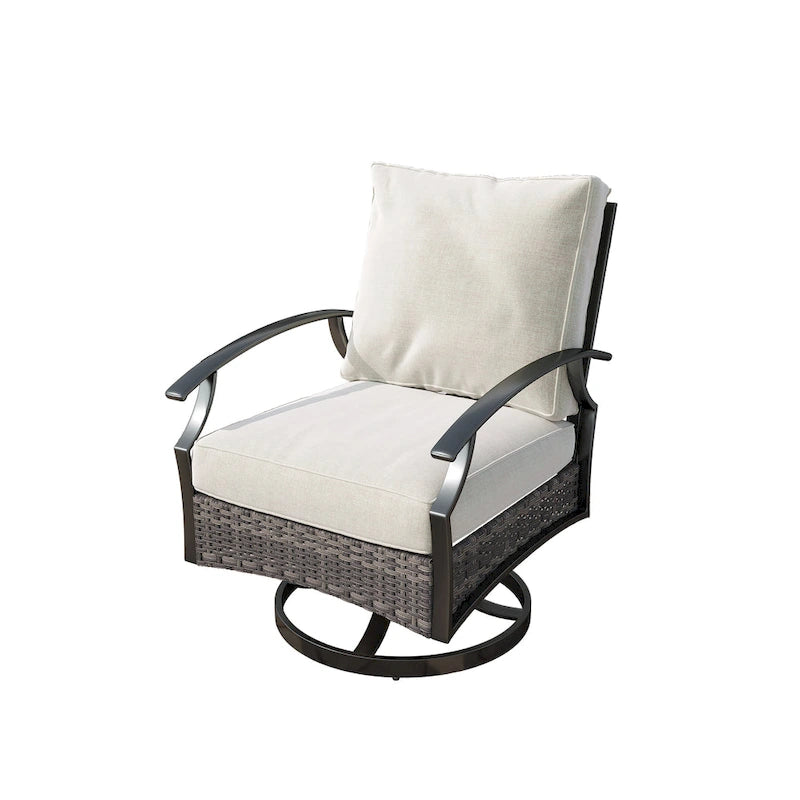 6-Piece Patio Sofa Furniture Set Outdoor Seating Group with Cushions