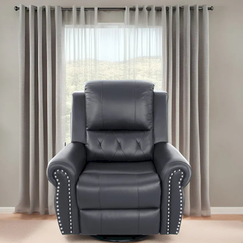 Luxury Air Leather Power Lift Recliner Chair with Heat & Massage  Perfect for Elderly Assistance