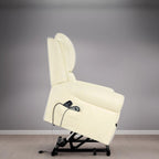 Luxury Air Leather Power Lift Recliner Chair with Heat & Massage  Perfect for Elderly Assistance