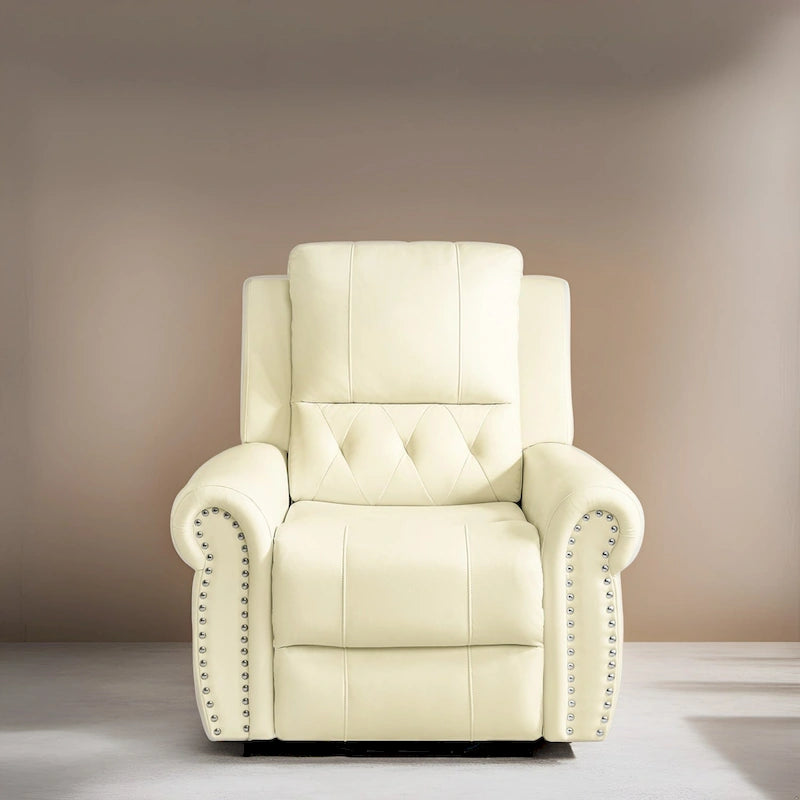 Luxury Air Leather Power Lift Recliner Chair with Heat & Massage  Perfect for Elderly Assistance