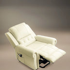 Luxury Air Leather Power Lift Recliner Chair with Heat & Massage  Perfect for Elderly Assistance