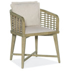 Hooker Furniture Surfrider 26 Wide Coastal Casual Lattice Cane Barrel