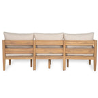 Christopher Knight Home- Avery Curved Acacia Wood Outdoor 5 Piece Chat Set