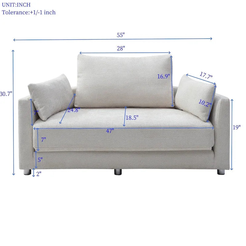 Foldable Linen Chair Bed,Floor Sleeper Sofa Bed,Circular Bed,Adjustable Futon Sofa,Folding Lazy Sofa Couch for Living Room