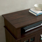 58 Classic TV Stand with Open & Closed Storage for TVs Up to 65