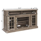 58 Classic TV Stand with Open & Closed Storage for TVs Up to 65