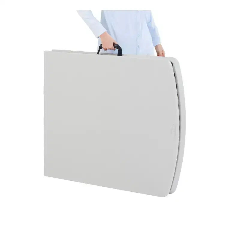 Tavolo pieghevole ad alta resistenza 30"x72" grigio screziato - Hampden Furnishings