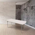 Tavolo pieghevole ad alta resistenza 30"x72" grigio screziato - Hampden Furnishings