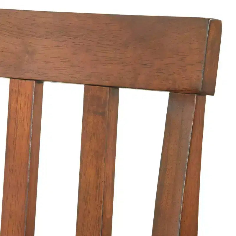 Buylateral Set of 2 Georgetown 24" Counter Height Barstools Espresso: Rubberwood, Upholstered, Armless