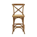 Sgabello da bar Roxy Wash per bancone, altezza bancone, grigio - Linon: Design country francese, nessun montaggio richiesto