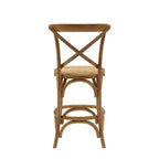 Sgabello da bar Roxy Wash per bancone, altezza bancone, grigio - Linon: Design country francese, nessun montaggio richiesto
