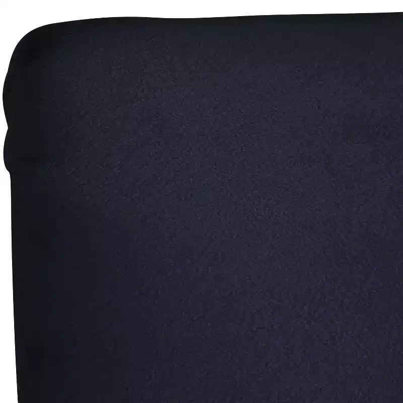 Skyline Furniture Hendrix Barstool Velvet Navy: Upholstered, Tapered Legs, 31" Seat Height