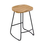 Sgabello da bar Mason altezza bancone Naturale - Adore Decor