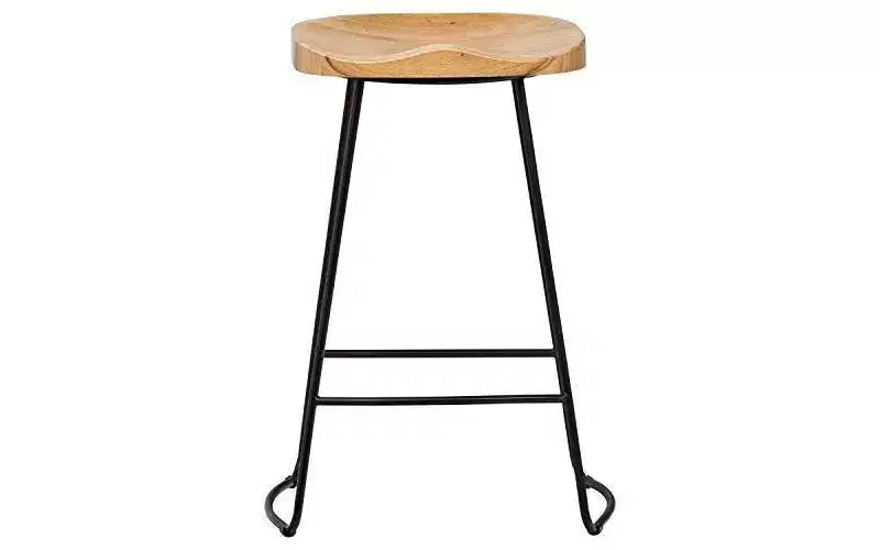 Sgabello da bar Mason altezza bancone Naturale - Adore Decor