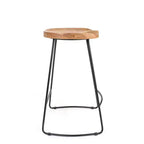 Sgabello da bar Mason altezza bancone Naturale - Adore Decor