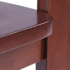 Set di 2 sedie con schienale a buco di serratura rinascimentale, noce - Winsome: Legno massello, schienale alto, non imbottito