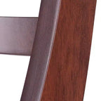 Set di 2 sedie con schienale a buco di serratura rinascimentale, noce - Winsome: Legno massello, schienale alto, non imbottito