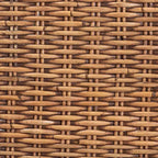 Neola Natural Rattan Dining Chair Set Brown - bali & pari: Handcrafted, No Assembly Required
