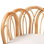 Melody Rattan Chair Natural/White - bali & pari