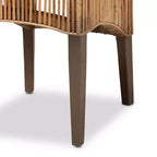 Set 2 Sedie da Pranzo Sullivan in Rattan Marrone - bali & pari: Mogano, Bohemien, Nessun Montaggio Richiesto