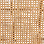 Set di 2 sedie da pranzo Moscow in Rattan e Legno Naturale/Noce - bali & pari