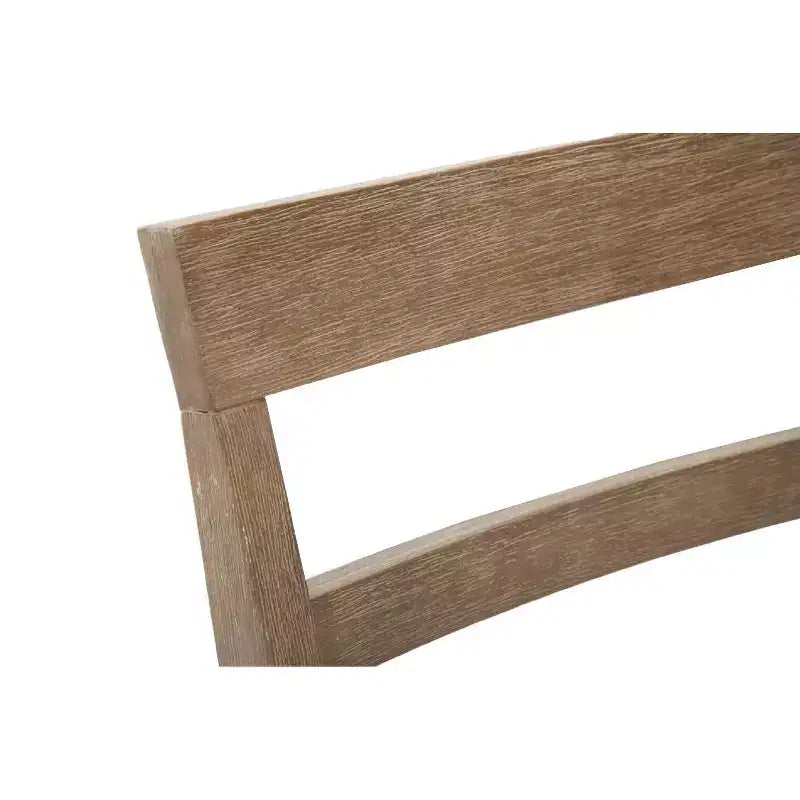 Set di 2 sedie da pranzo laterali Boulder, finitura Barnwood Wire Brush - Boraam: legno di gomma, stile rustico, capacità 136 kg