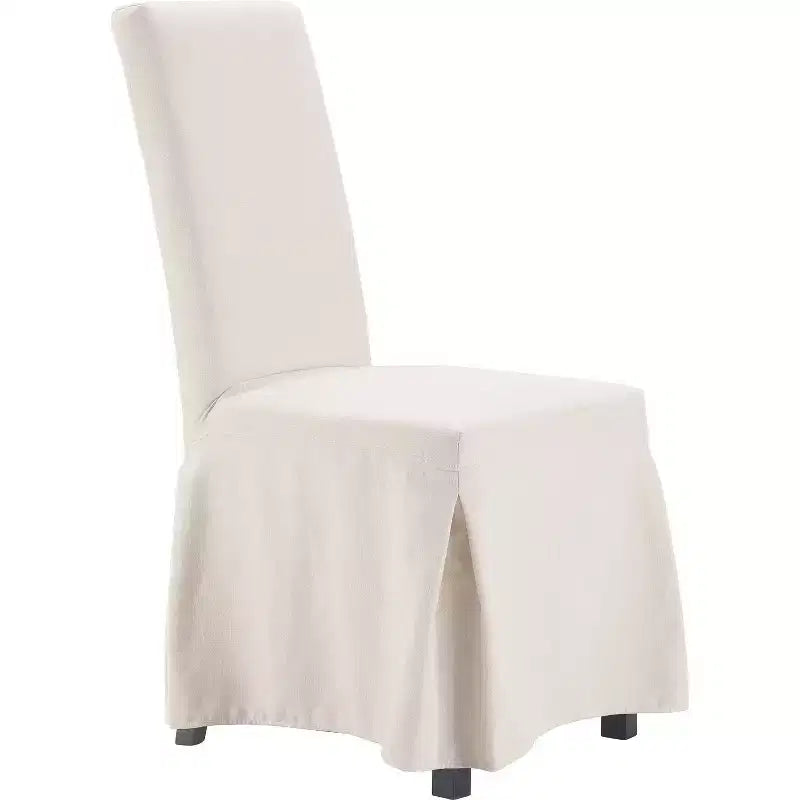 Set di 2 sedie da pranzo sfoderabili Hayes Ivory - Finch: Rivestimento in poliestere, Struttura in legno, Rivestimento rimovibile, Stile moderno