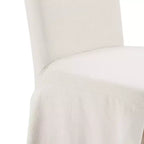 Set di 2 sedie da pranzo sfoderabili Hayes Ivory - Finch: Rivestimento in poliestere, Struttura in legno, Rivestimento rimovibile, Stile moderno