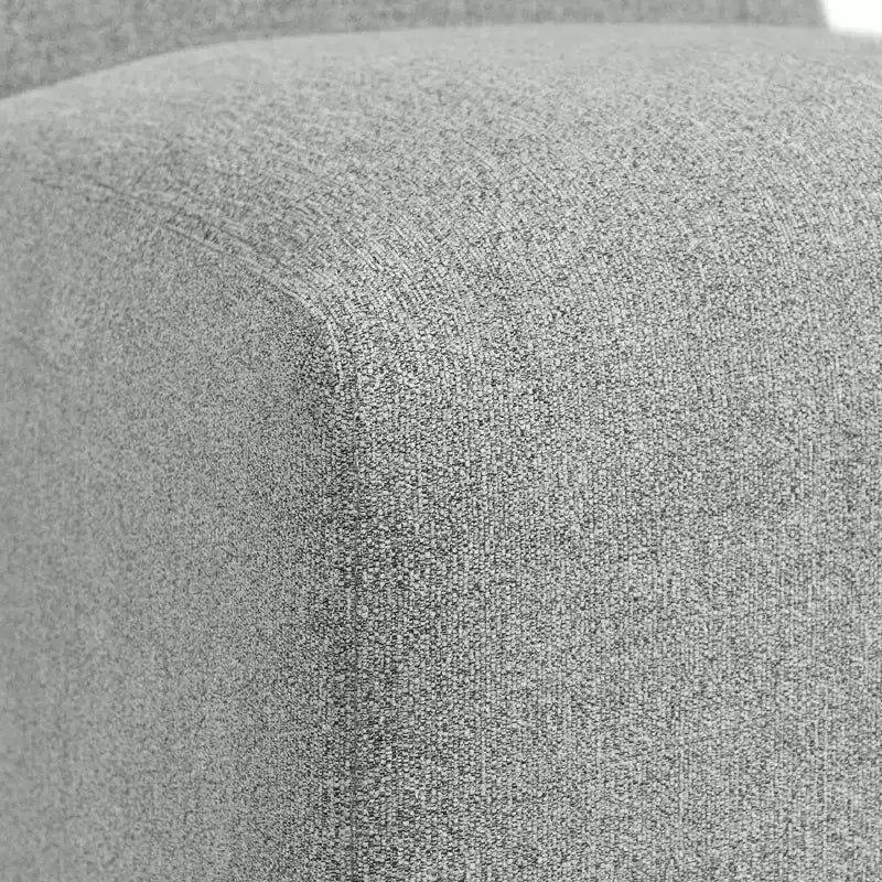 Picket House Furnishings Set of 2 Cade Upholstered Side Chairs Gray: Linen Fabric & Wood Legs