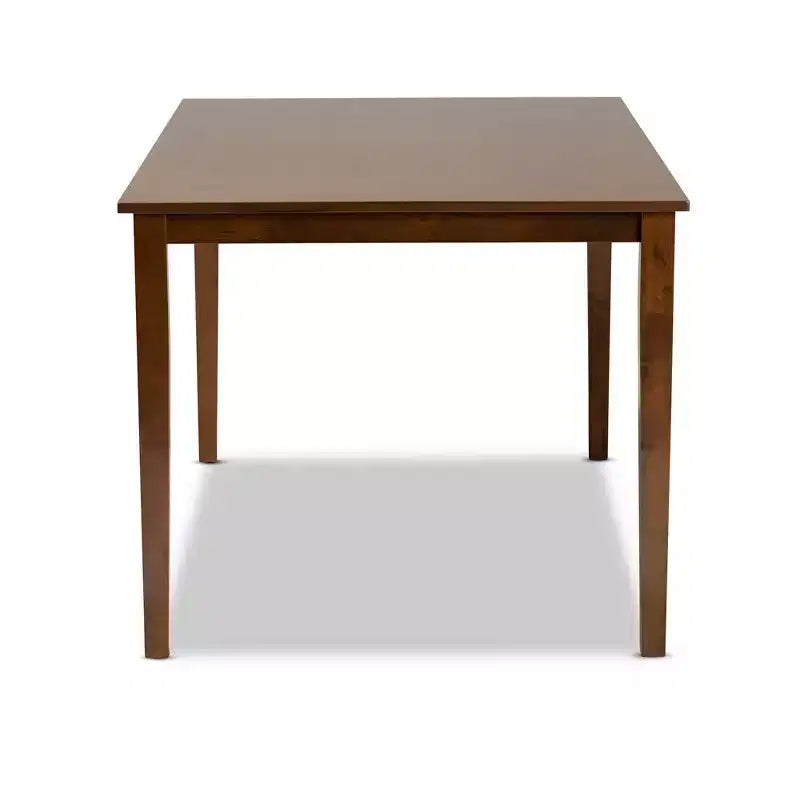 Tavolo da pranzo rettangolare Eveline in legno Marrone noce - Baxton Studio