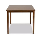 Tavolo da pranzo rettangolare Eveline in legno Marrone noce - Baxton Studio