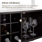 Angla Modern Bold Curved Dining Buffet Espresso - HOMES: Inside + Out