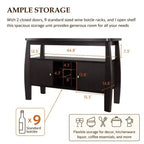 Angla Modern Bold Curved Dining Buffet Espresso - HOMES: Inside + Out