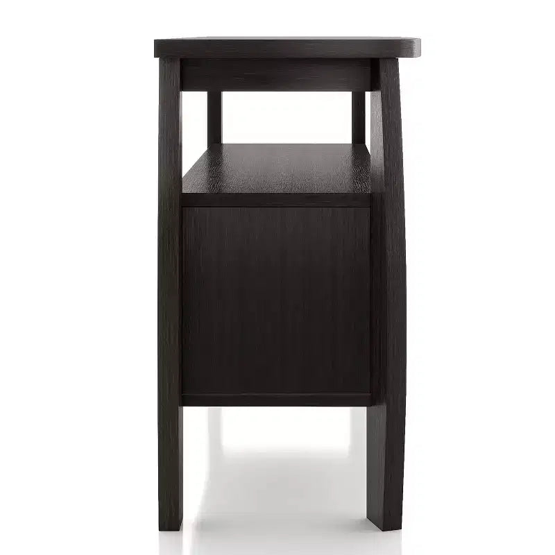 Angla Modern Bold Curved Dining Buffet Espresso - HOMES: Inside + Out