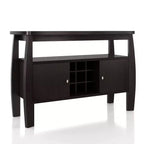 Angla Modern Bold Curved Dining Buffet Espresso - HOMES: Inside + Out