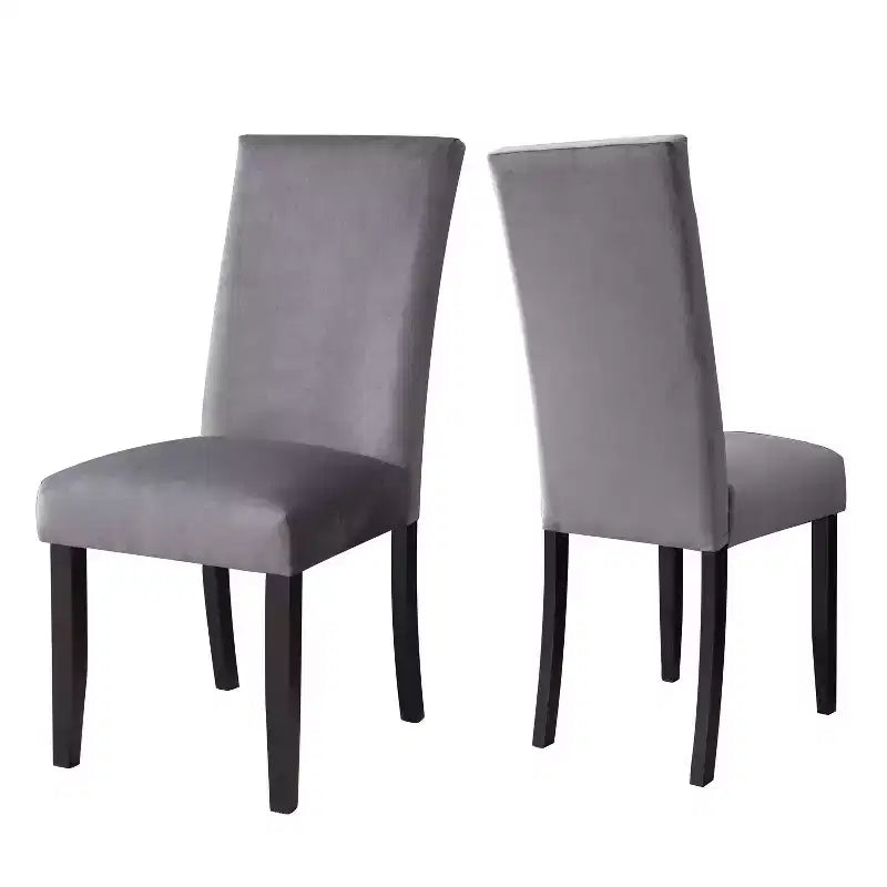 6pc Napoli 64" Marble Top Dining Set Gray - Steve Silver Co.